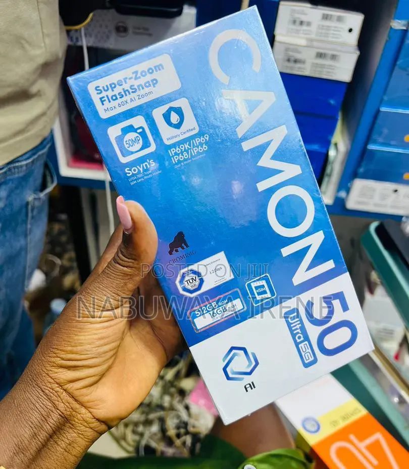 New Tecno Camon 50 Ultra 512 GB Black