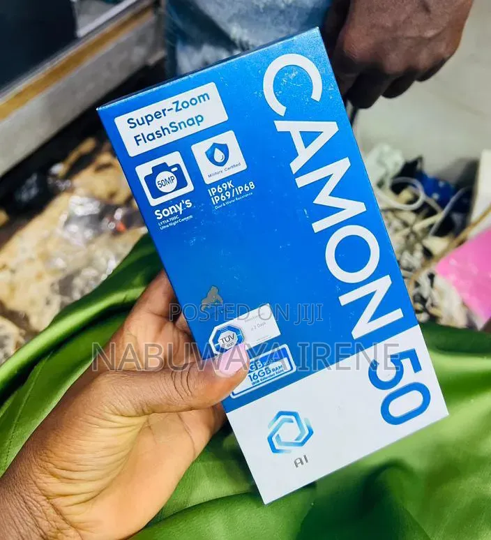 New Tecno Camon 50 256 GB Blue