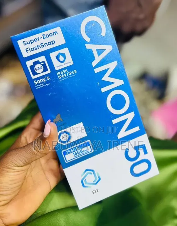 New Tecno Camon 50 256 GB Blue