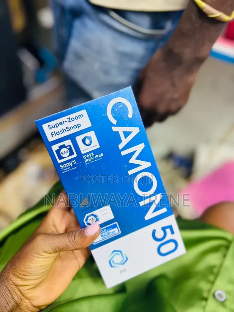 New Tecno Camon 50 256 GB Blue