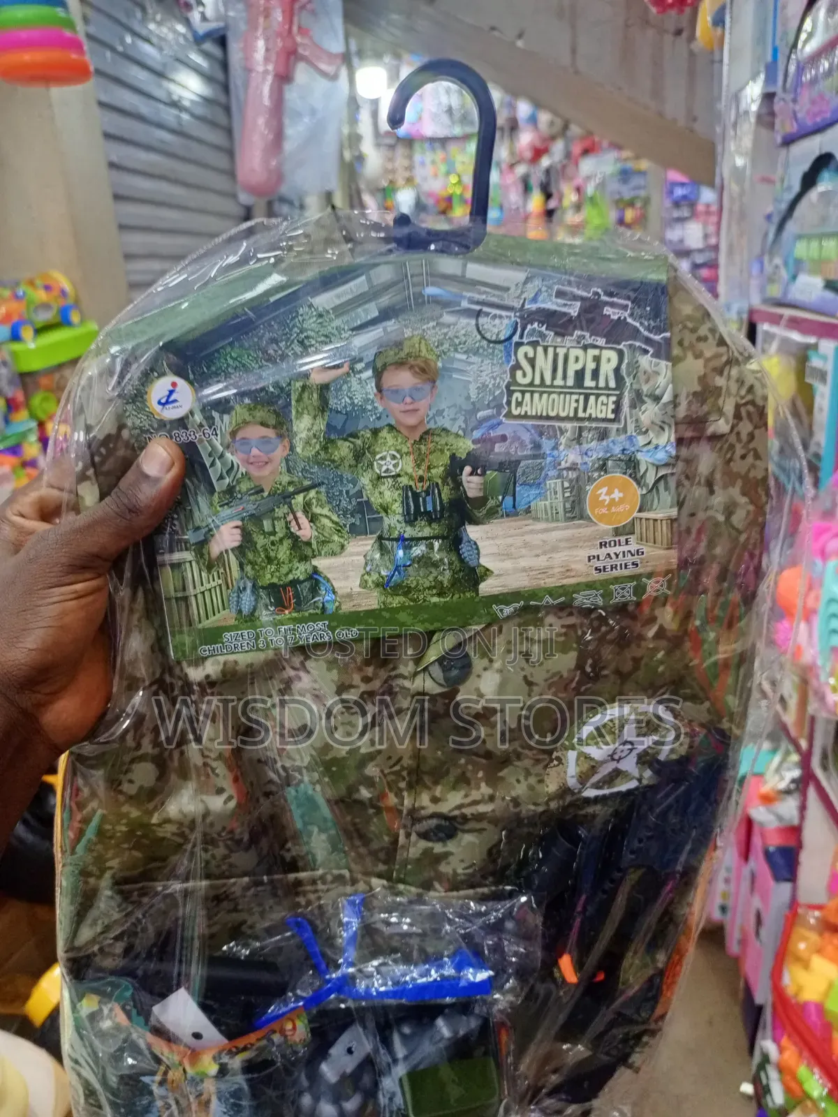 Sniper Camouflage Children Dress-Up Role Play Set.