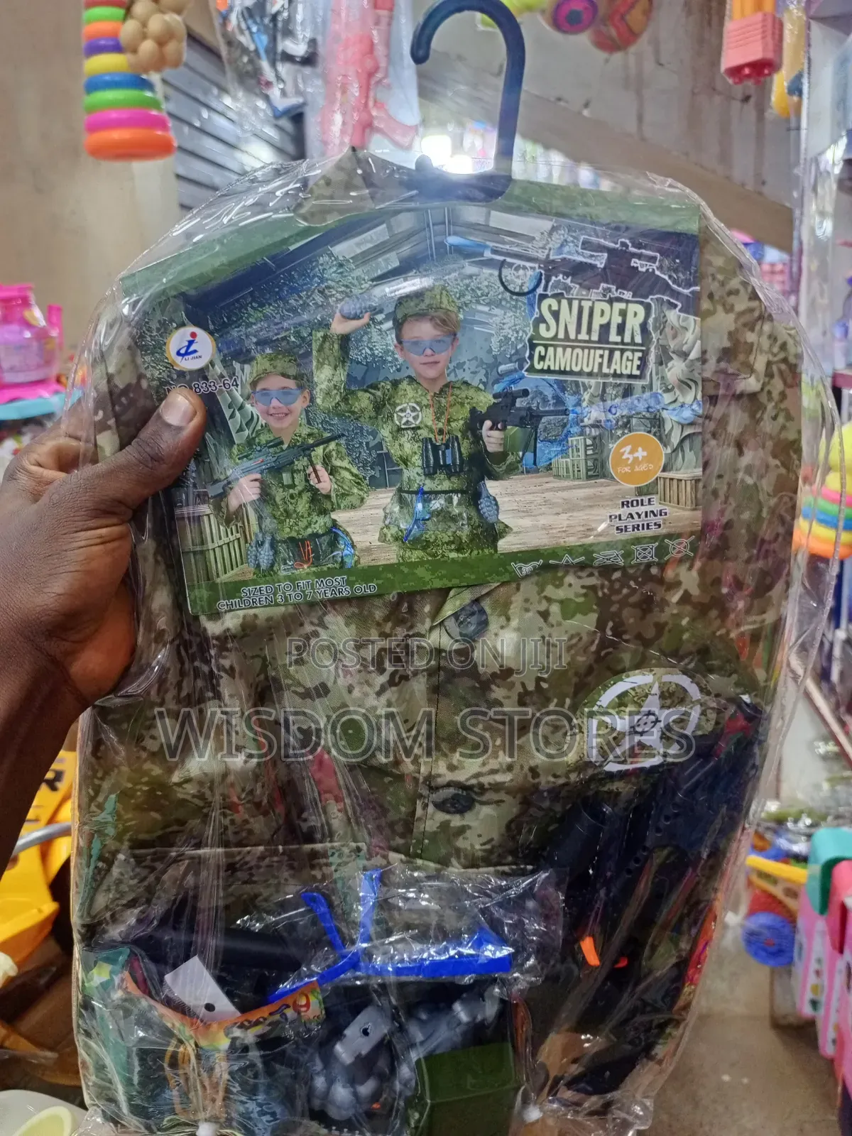 Sniper Camouflage Children Dress-Up Role Play Set.