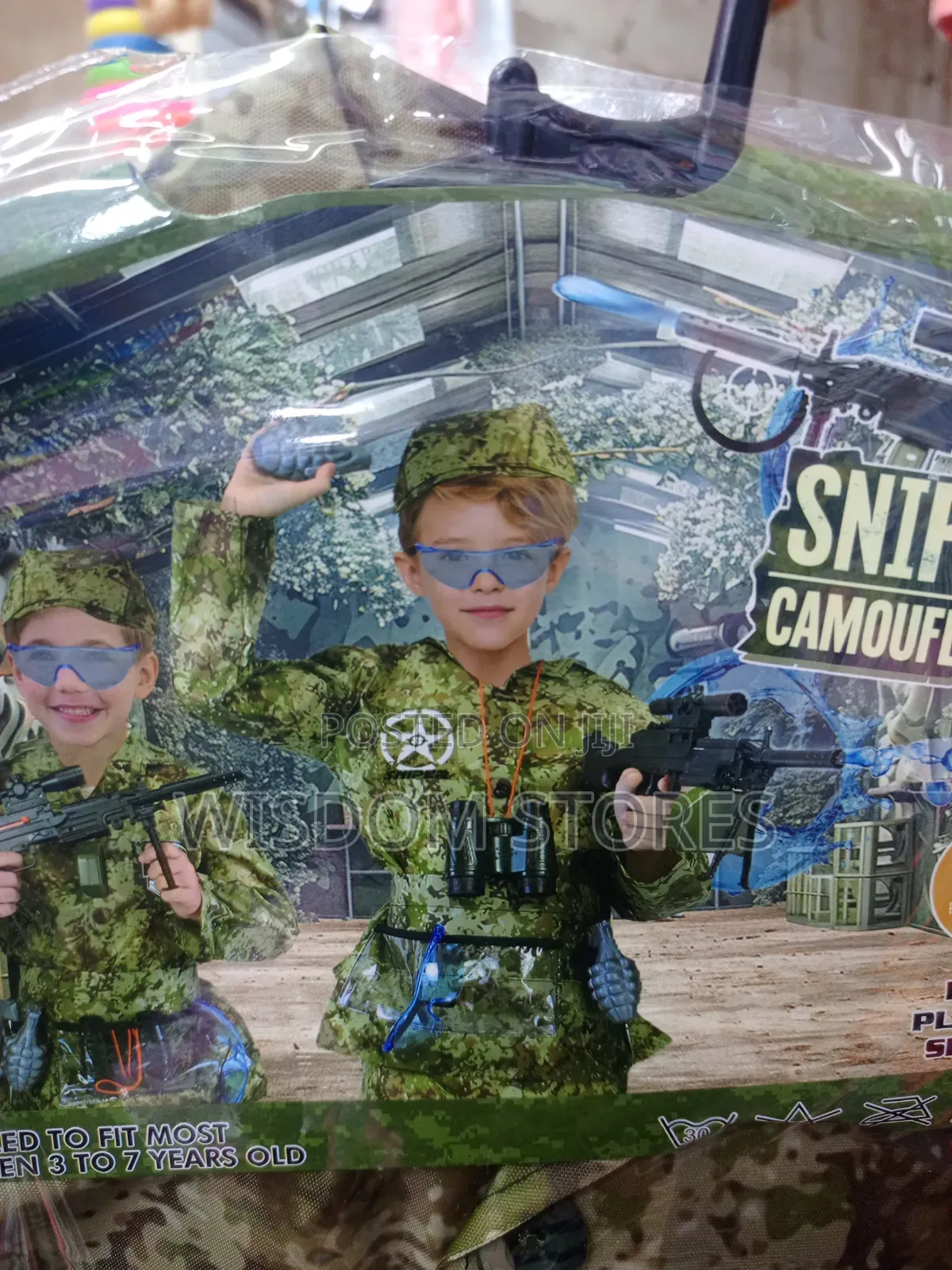 Sniper Camouflage Children Dress-Up Role Play Set.