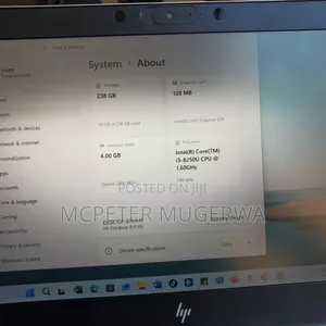 Laptop HP EliteBook 830 G5 4GB Intel Core i5 SSD 256GB