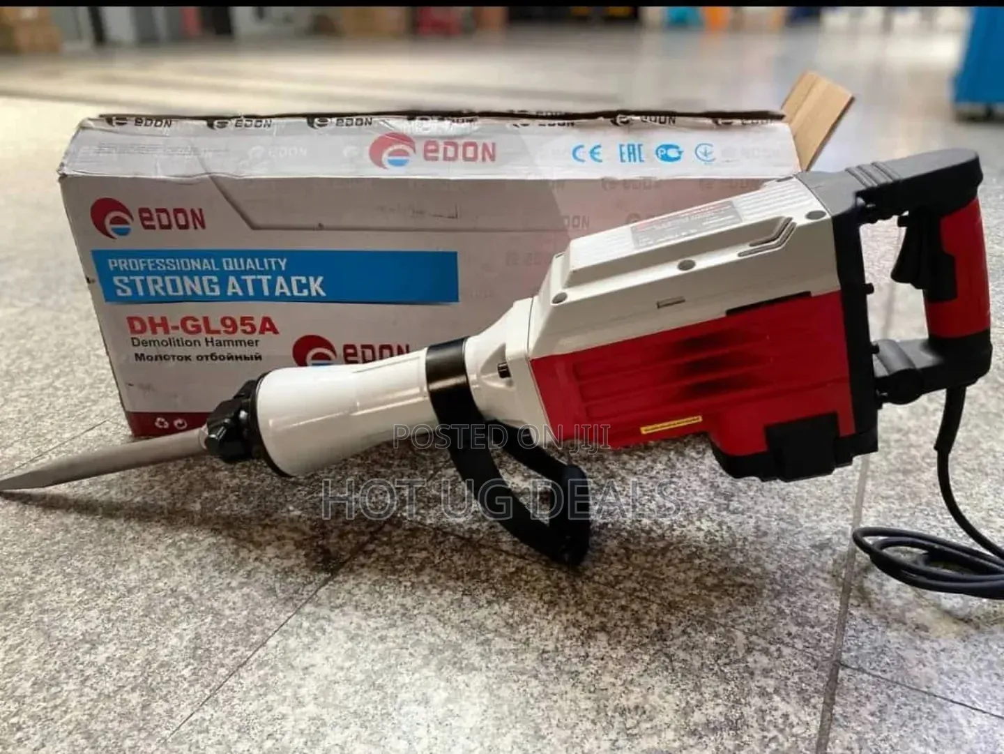 EDON DH-GL95A 2000W Heavy Duty Demolition Hammer Breaker