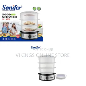 Sonifer Electric Food Steamer for Cooking, 3 Tiers Vegetable Steamer