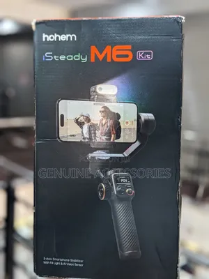 Hohem M6 Gimbal With Fill Light and Aİ Sensor for Phones and Cameras