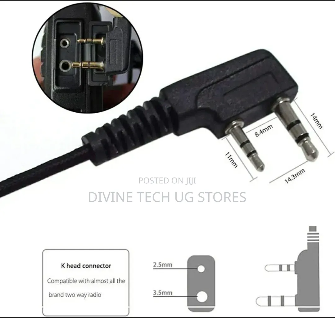 Walkie Talkie Headset UV-5R / Bf888S Baofeng Earphones