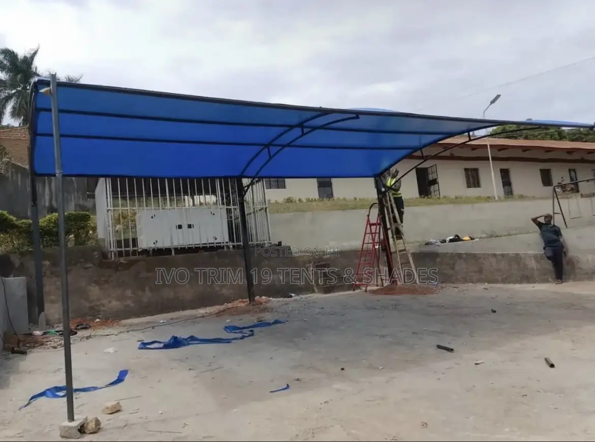 A Modern Curved Canopy Carport