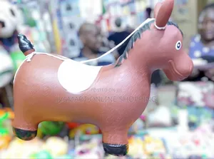 Inflatable / Bouncy Rocking Horse (Animal Ride-on Toy) - Rubber