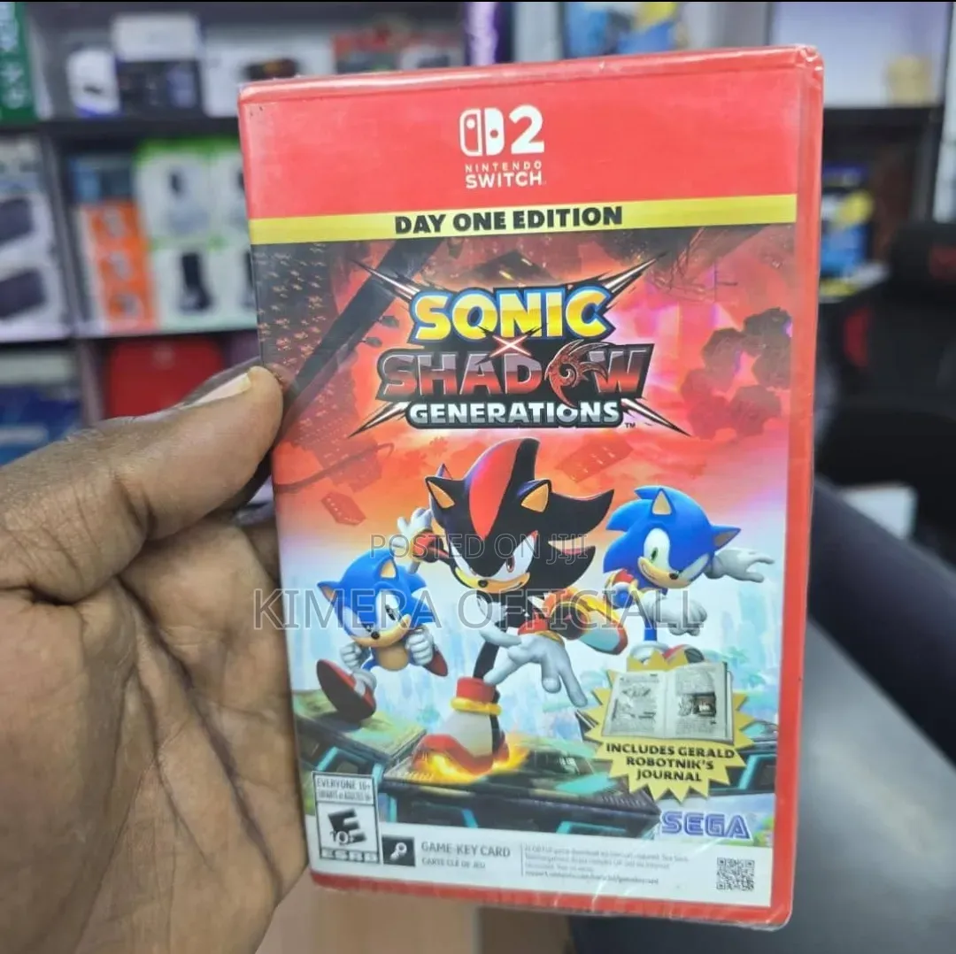 Sonic X Shadow Generations Nintendo Switch 2 Game Cartridge Card
