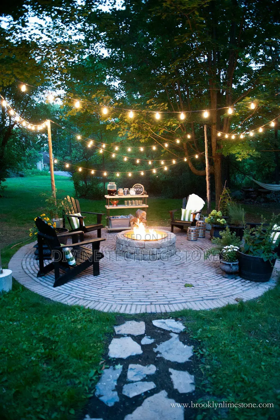 Outdoor String Lights 10m - 20 Bulbs for Garden, Parties