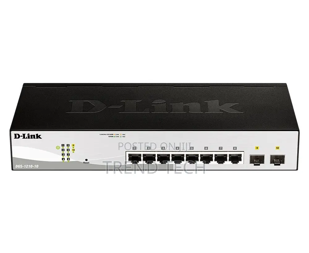D-Link DGS 1210 8 Port Smart Managed