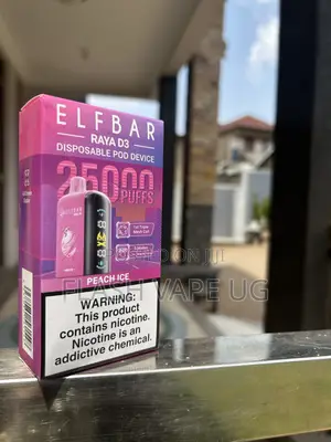 Elfbar Rayad3 25kpuffs in Peach Ice Flavor