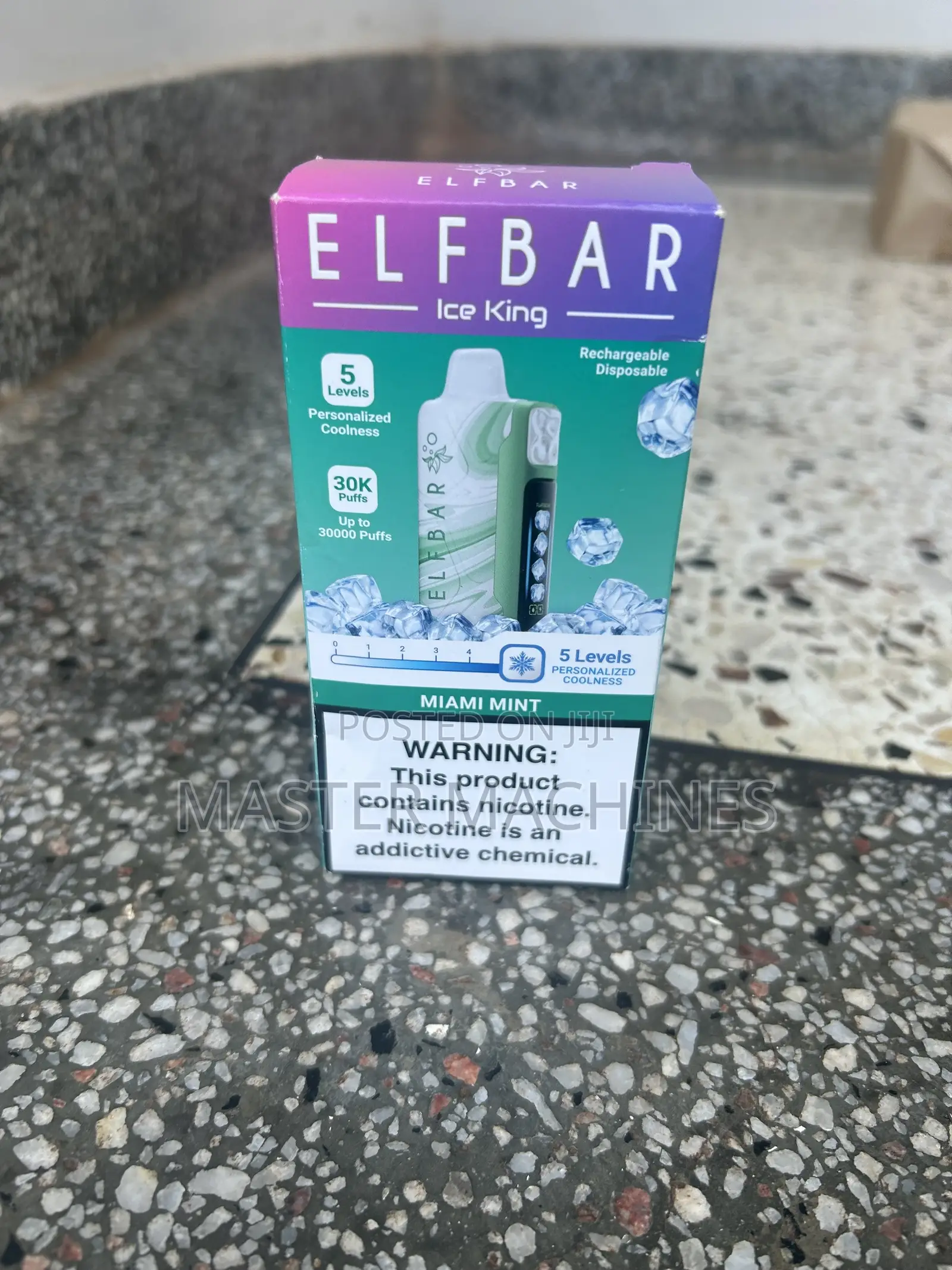 Elfbar Iceking 30kpuffs in Miami Mint Flavor