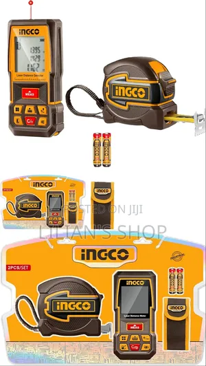 INGCO Laser Distance Detector Combo Kit