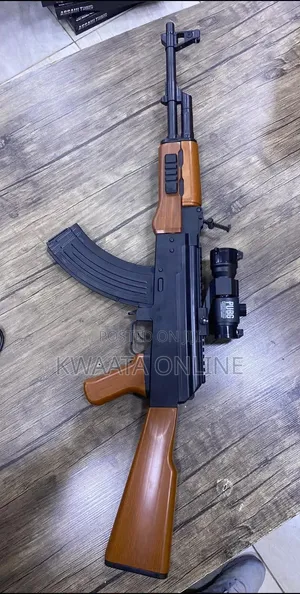 Kids Tactical AK-47 Style Toy Rifle Gun With Scope Attachment