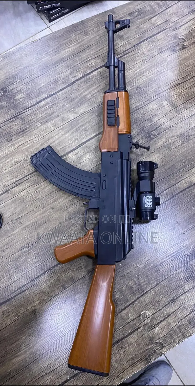 Kids Tactical AK-47 Style Toy Rifle Gun With Scope Attachment
