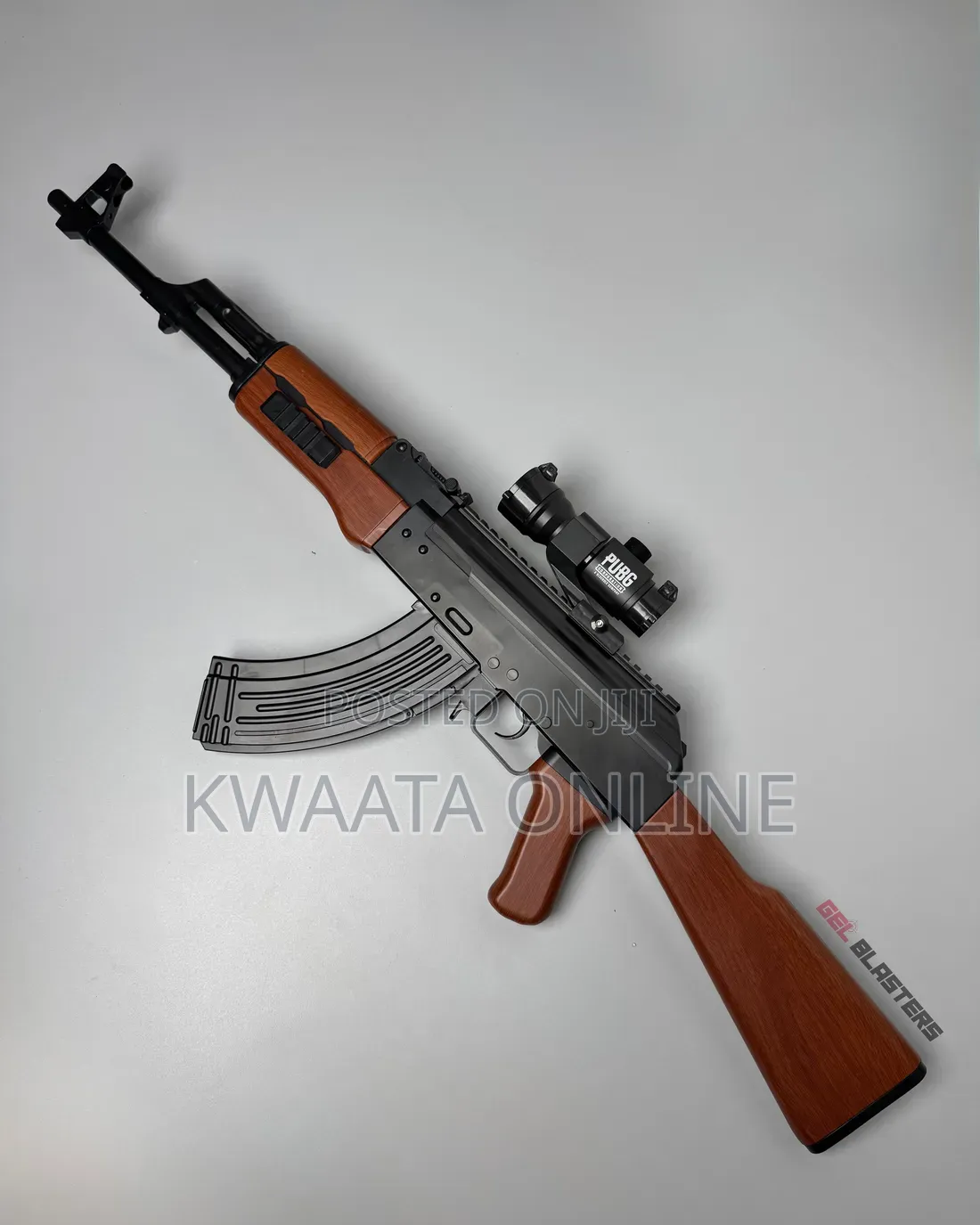 Kids Tactical AK-47 Style Toy Rifle Gun With Scope Attachment