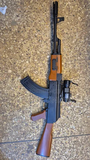 Kids Tactical AK-47 Style Toy Rifle Gun With Scope Attachment