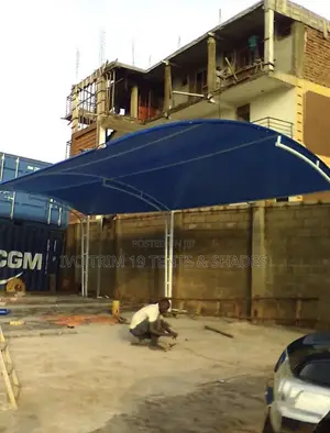 A Cantilevered Tensile-Fabric Carport