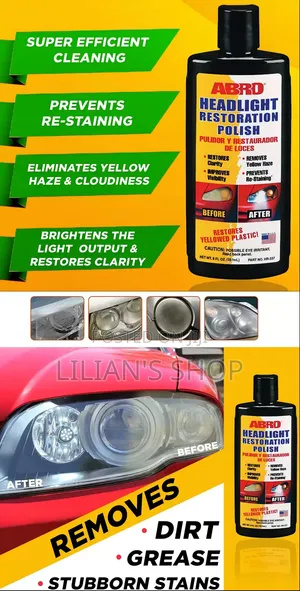 ABRO Headlight Restoration Polish
