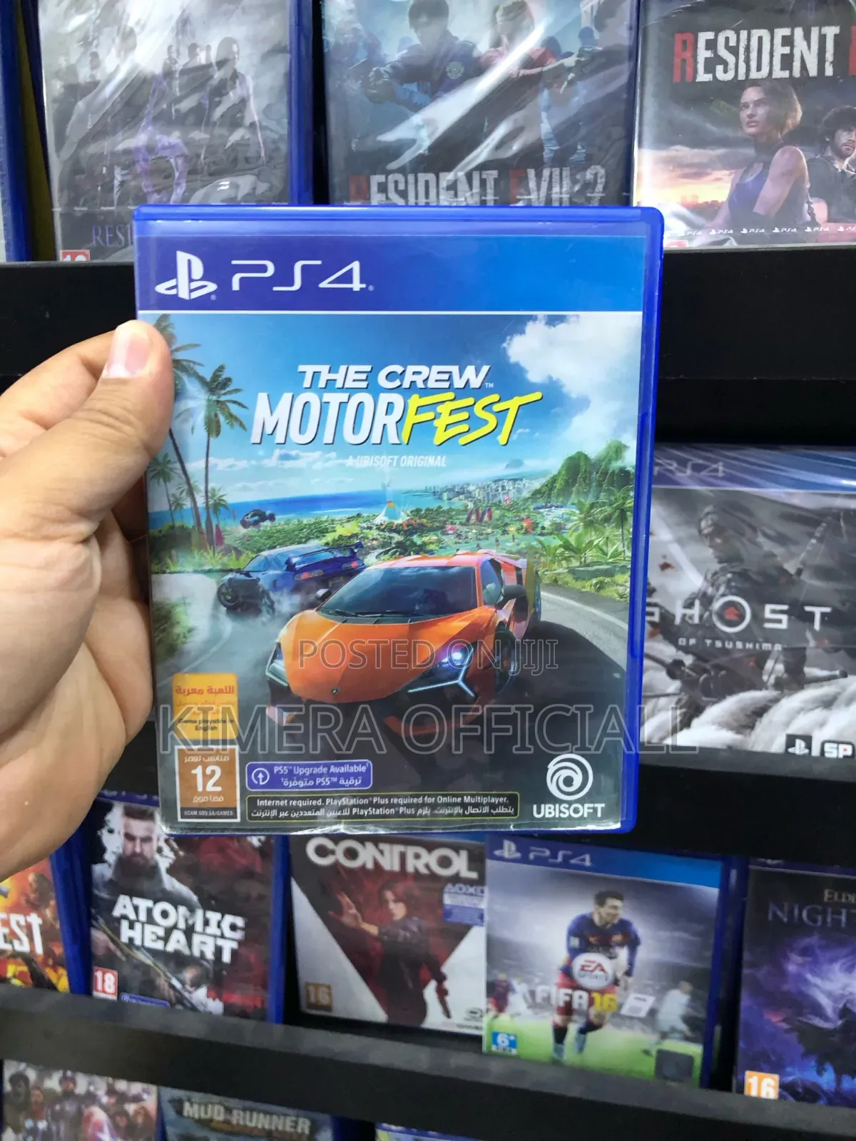 The Crew Motorfest PlayStation 4 Game Disc Original CD