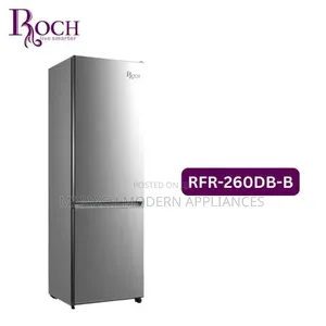 Roch 260L Bottom Freezer Double Door Refrigerator