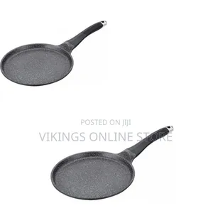 24cm Non Stick Marble Ceramic Coated Chapati Roti Omelets Crepe