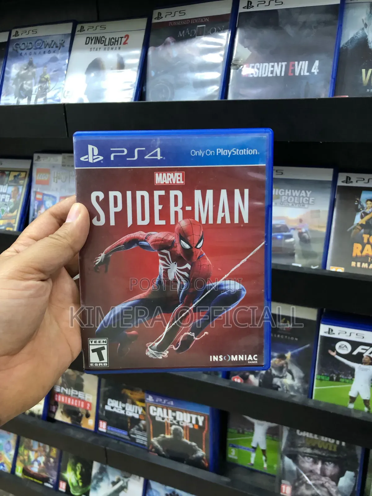 Marvels Spider-Man PS4 Game Disc Original PlayStation 4