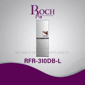 Roch 310L Bottom Freezer Double Door Fridge