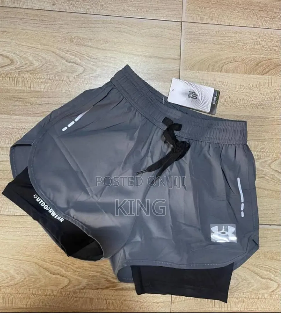 Gym Workout 2-in-1 Athletic Gym Shorts
