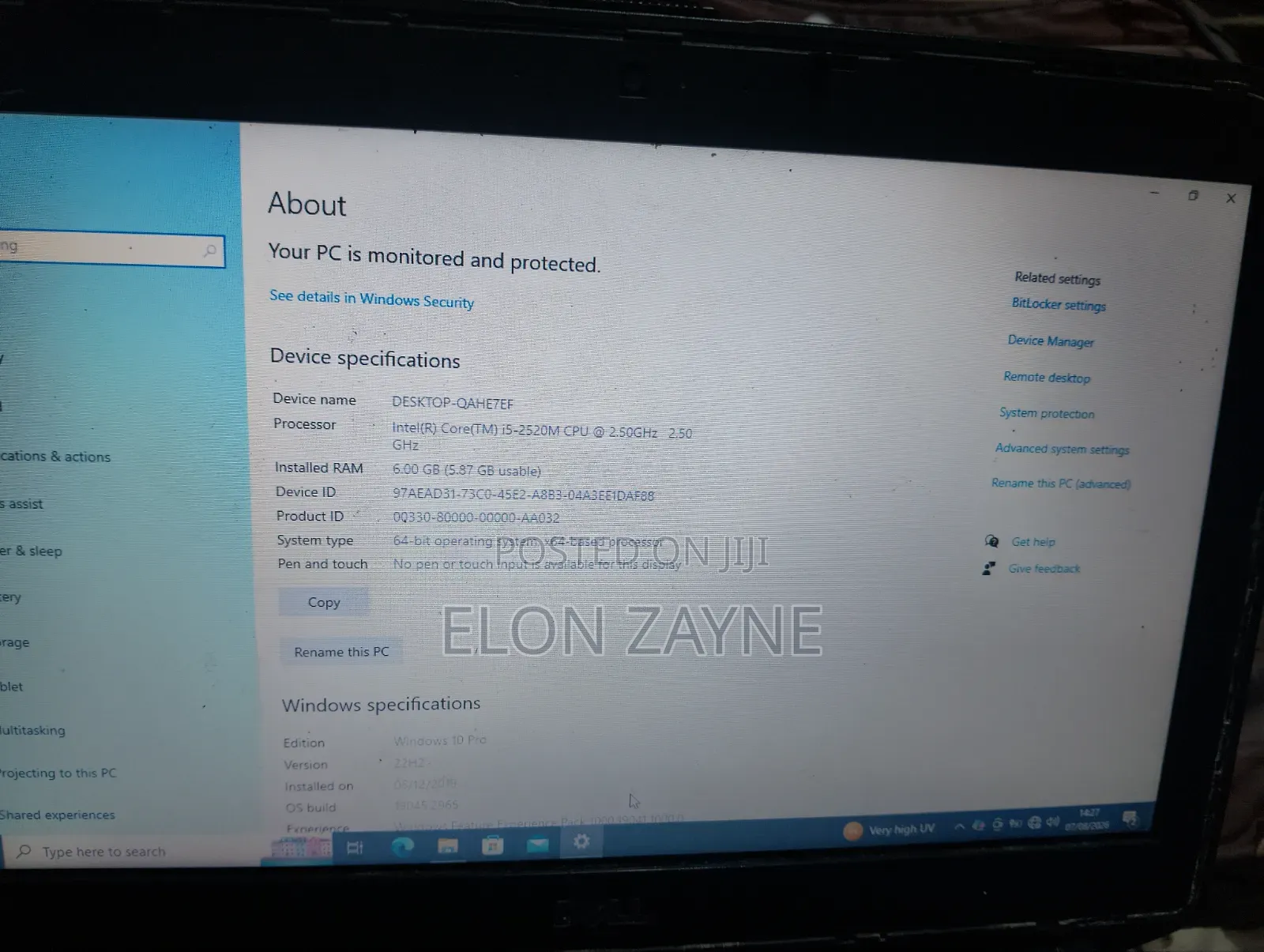 Laptop Dell Latitude E5430 6GB Intel Core i5 HDD 256GB