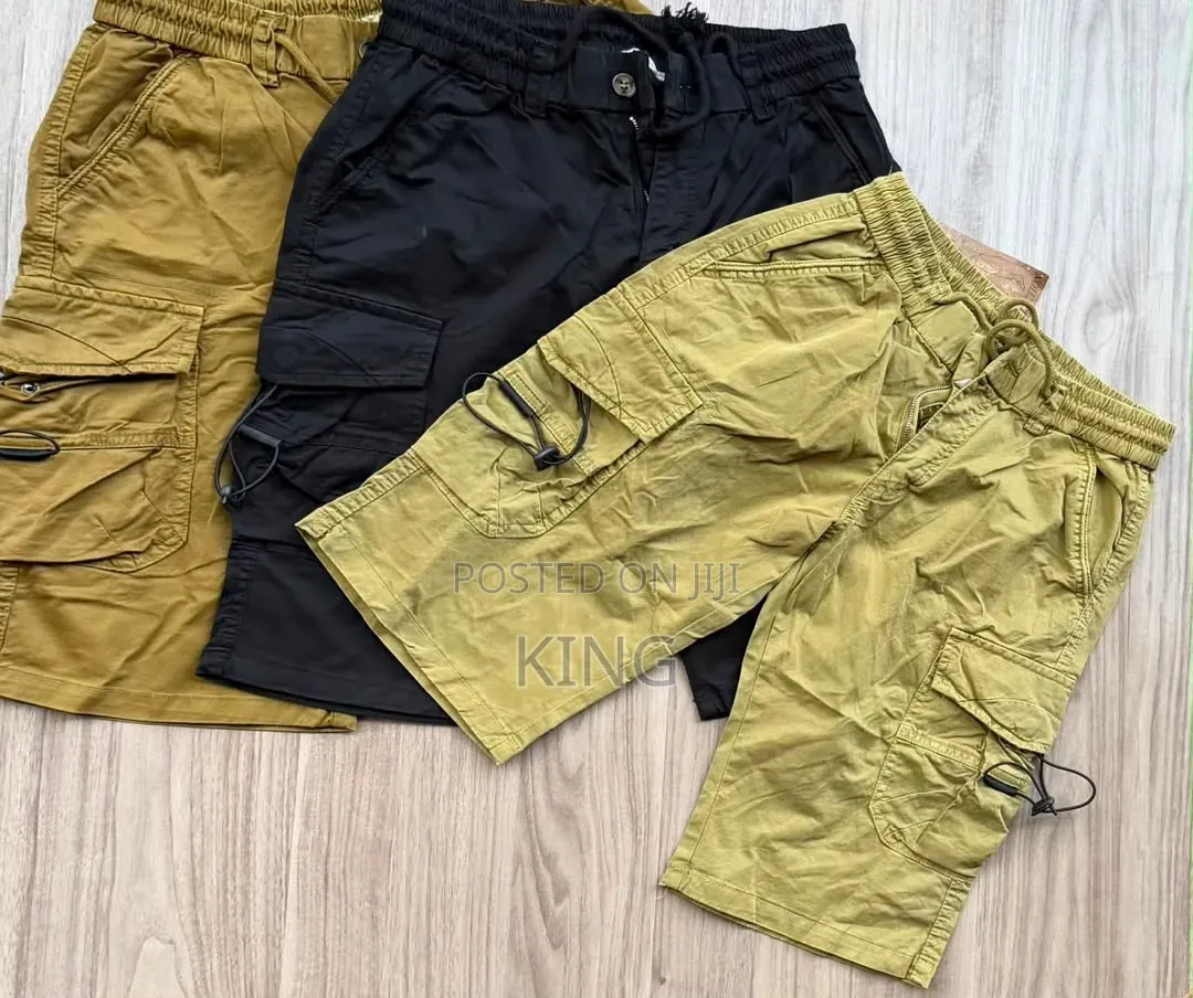 Casual Multi-Pocket Utility Cargo Shorts