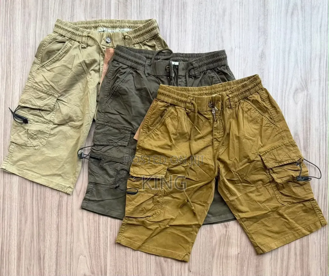 Casual Multi-Pocket Utility Cargo Shorts