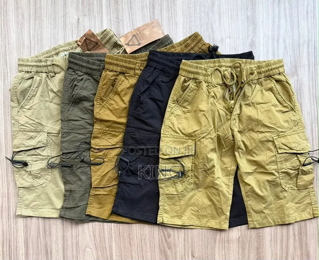 Casual Multi-Pocket Utility Cargo Shorts