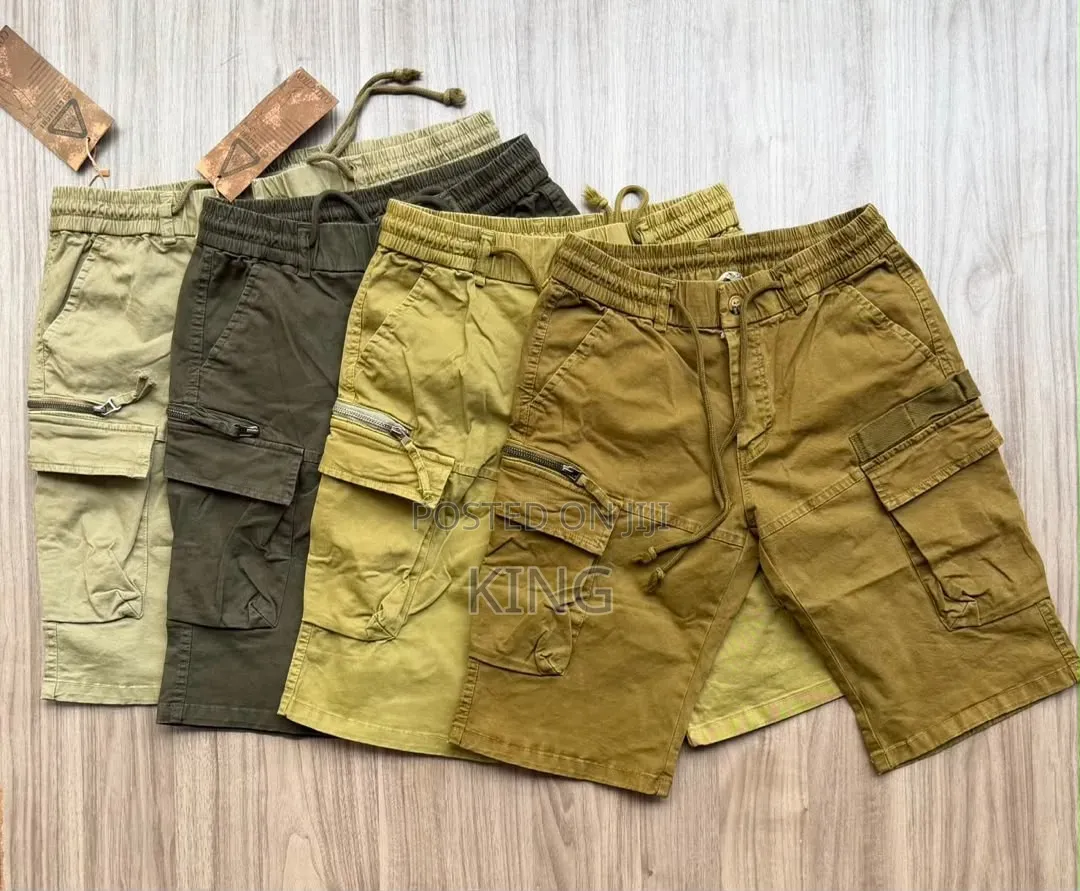 Casual Multi-Pocket Utility Cargo Shorts