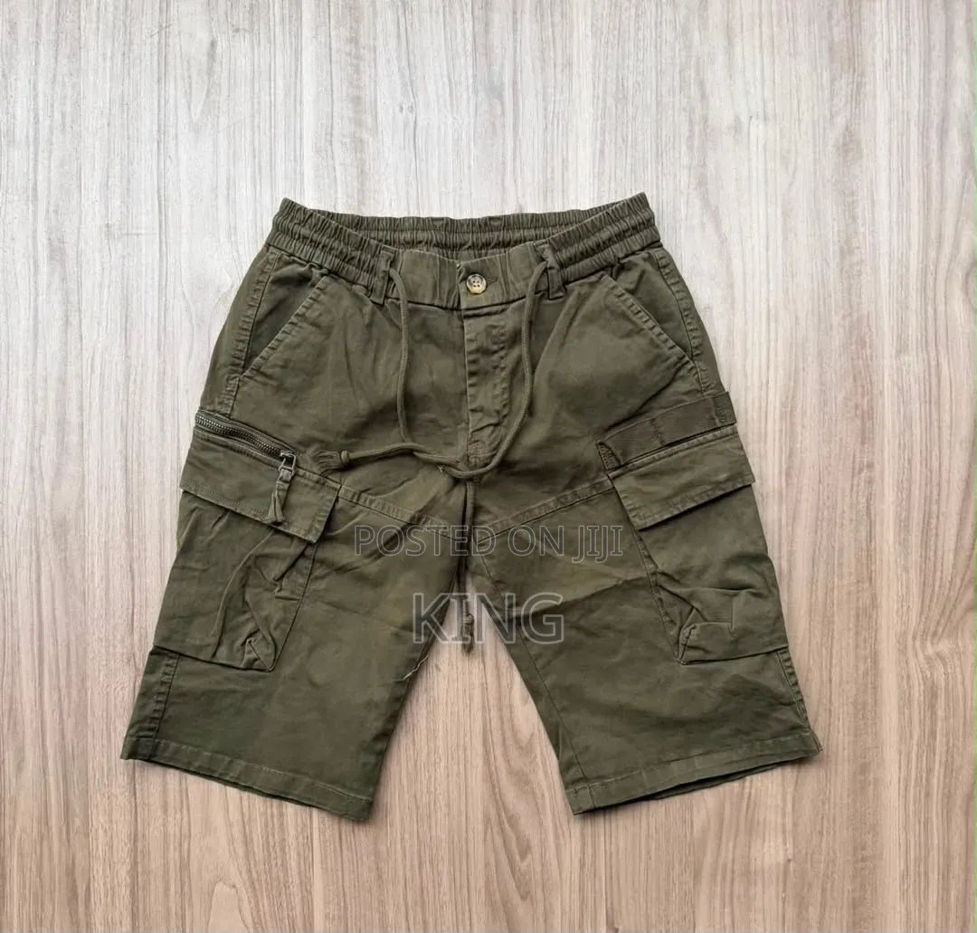 Casual Multi-Pocket Utility Cargo Shorts