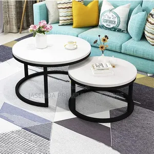 Round Center Table White | Coffee Table Free Delivery 