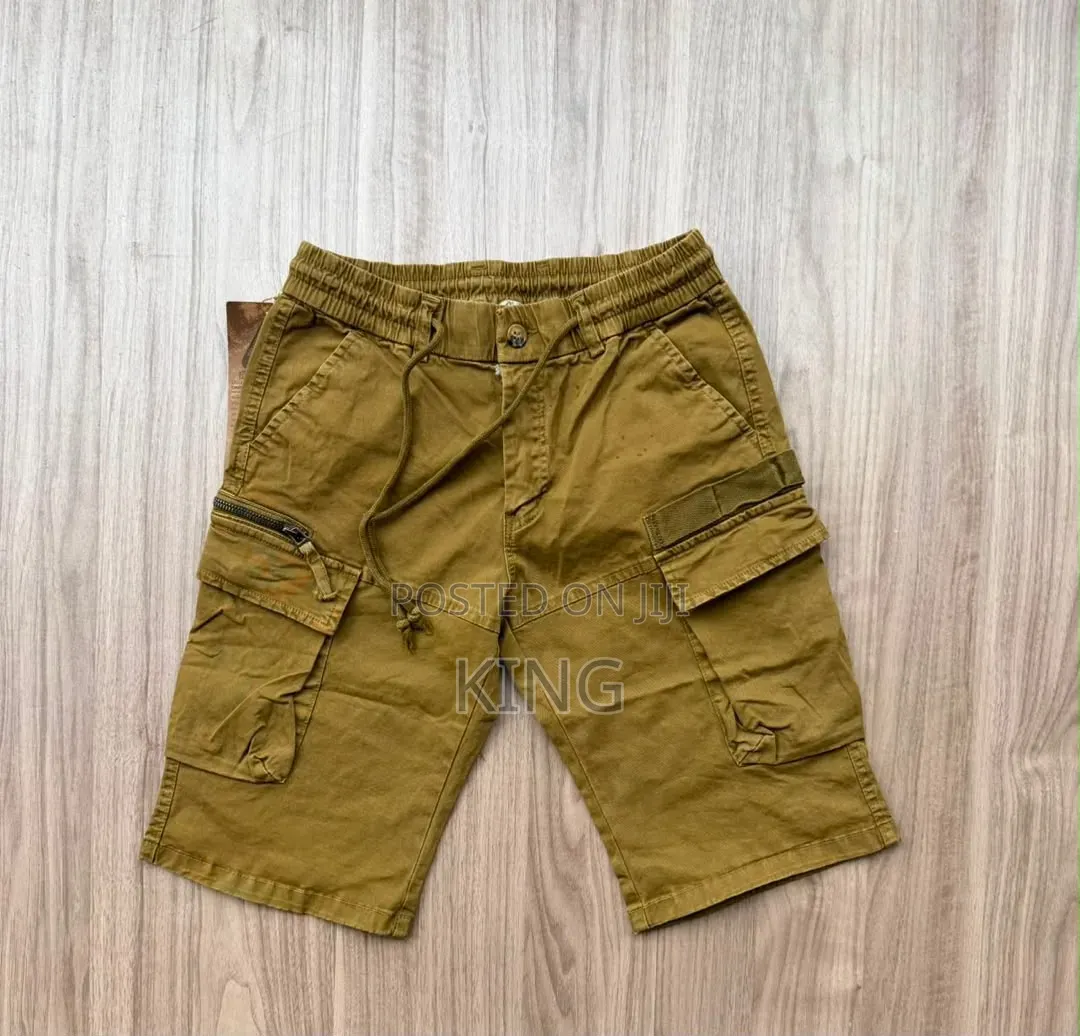 Casual Multi-Pocket Utility Cargo Shorts