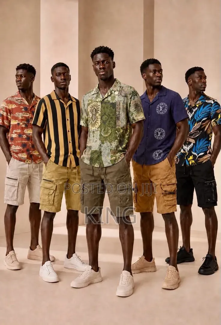 Casual Multi-Pocket Utility Cargo Shorts