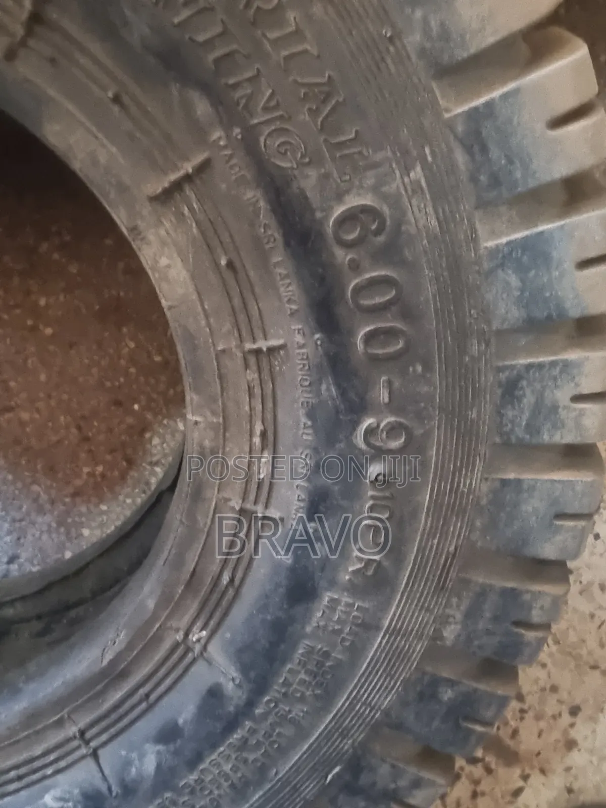 6.00R9 Industrial and Mining Tube Tyres .