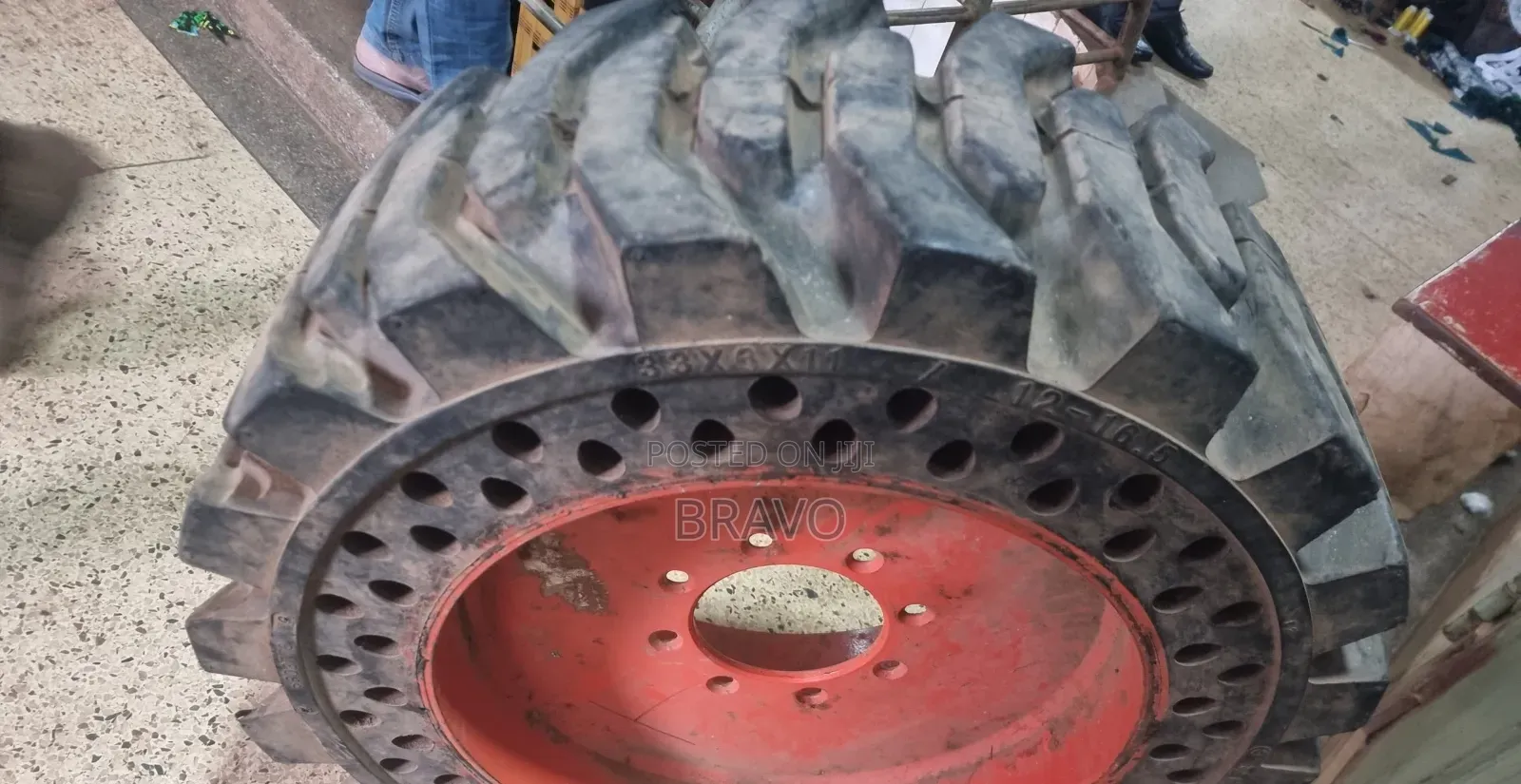 Bob Cat Size 12-16-5 Tyres Solid Type.