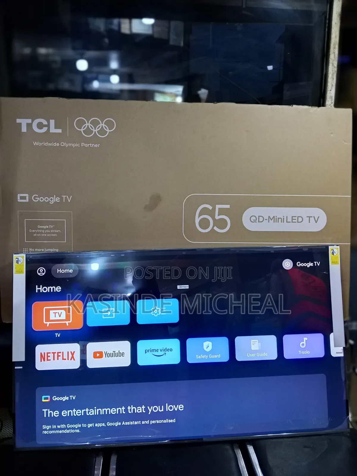  TCL 65inches Mini QLED Smart TV