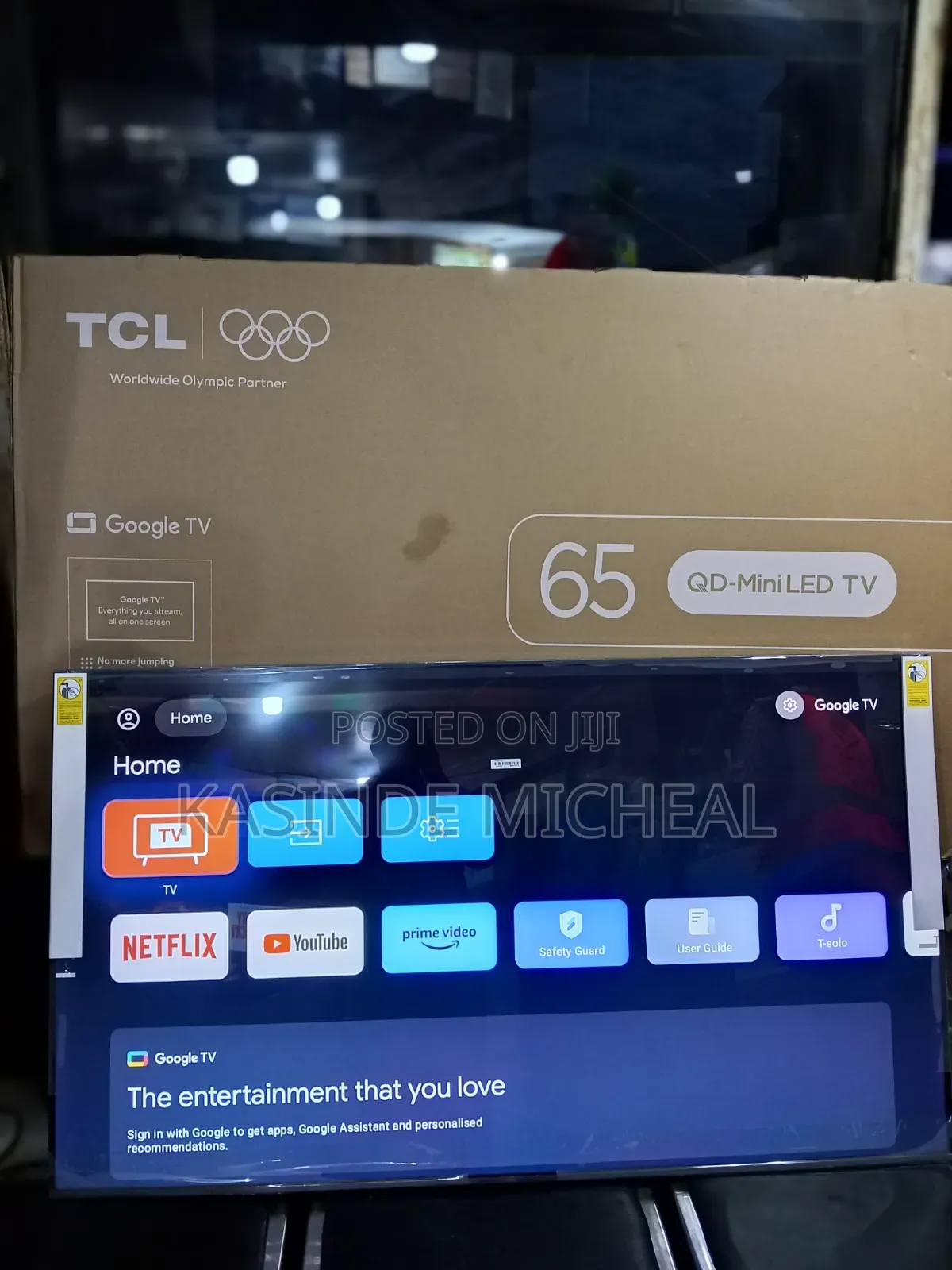  TCL 65inches Mini QLED Smart TV