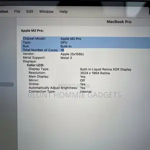 Laptop Apple MacBook Pro 2023 M2 Pro 16GB Apple M2 SSD 512GB