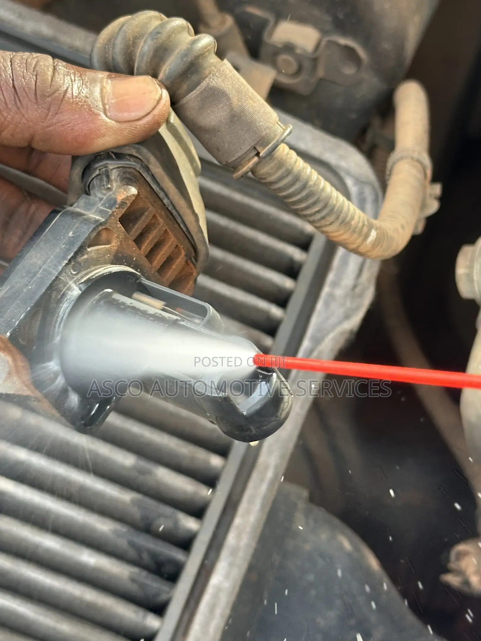 Mass Air Flow Meter, Throttle Body, Carburetor Cleaner