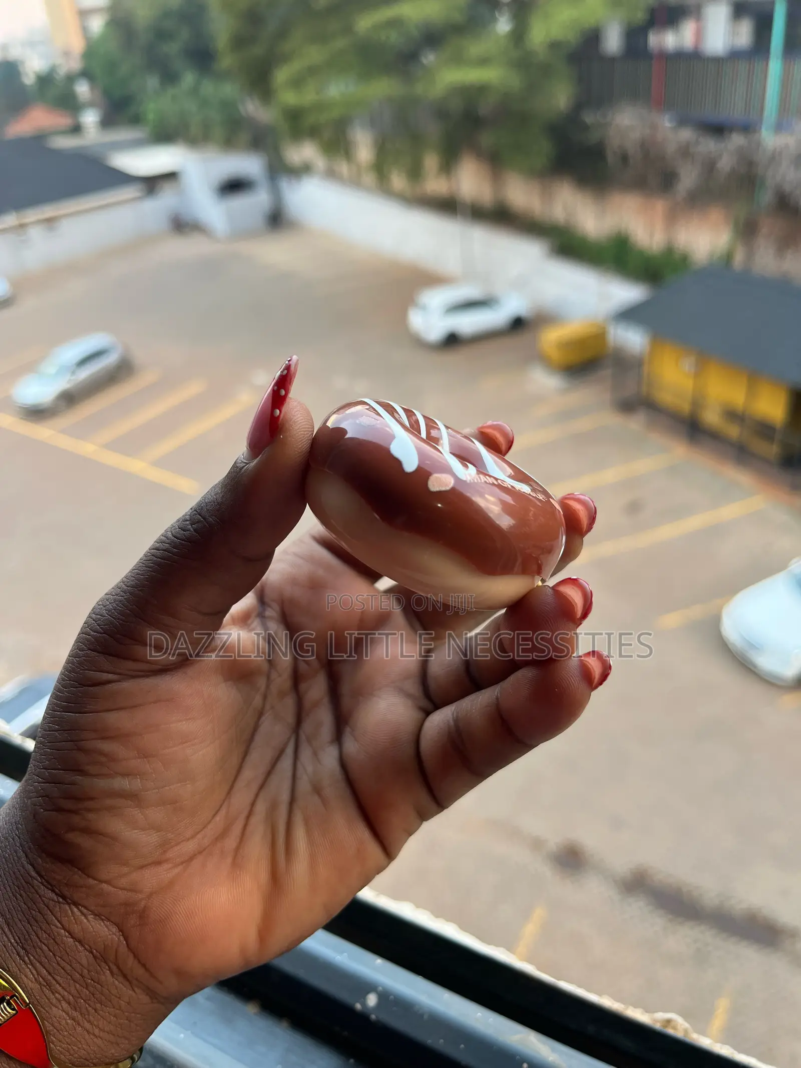 Iman of Noble Donut Shaped Lip Balm for Ladies - Chocolate