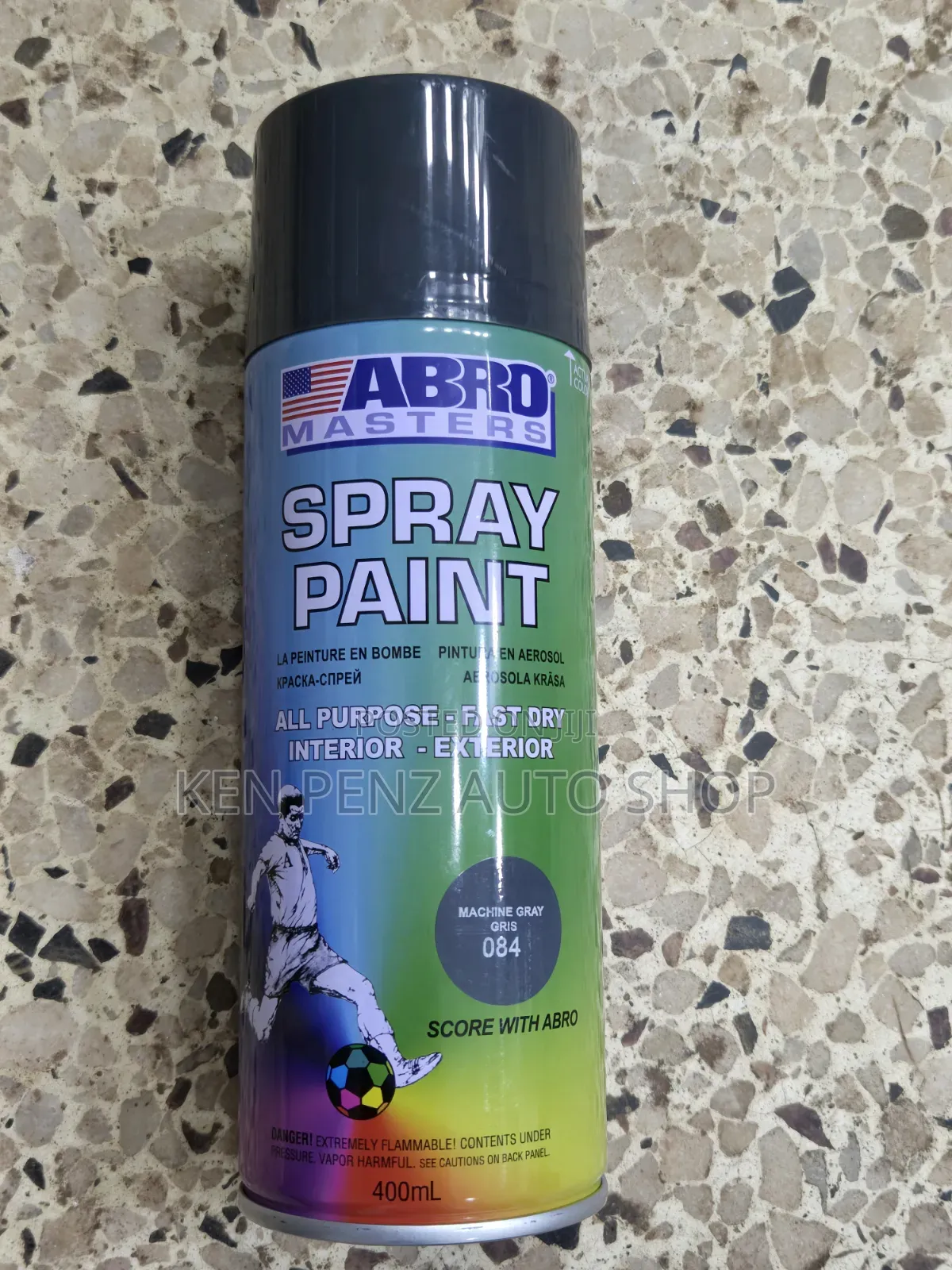 Abro Grey Spray Paint