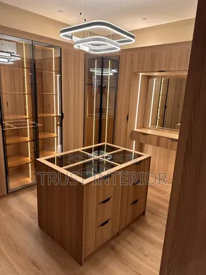 Classy Closet With Glass Shutters 6543